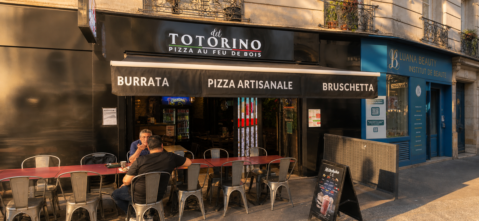 Del Totorino la pizza au feu de bois — l’adresse